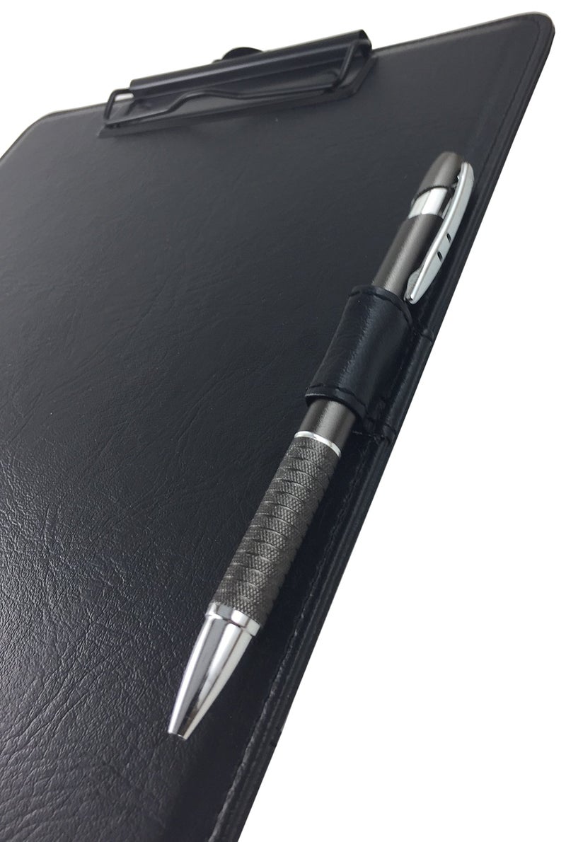 Trade Quest Clipboard Faux Leather Single (Black) - Image 3